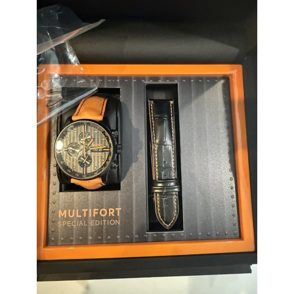 MIDO Multifort Special Edition - Swiss Automatic Watch for Men - Black Dial